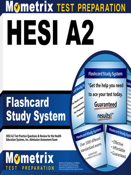 Title details for HESI A2 Flashcard Study System by Mometrix Nursing School Admissions Test Team - Available